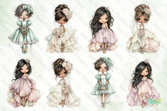 Elegant Bride Doll Clipart Bundle Product Image 9