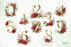 Elegant Christmas Alphabet Sublimation Bundle Product Image 3