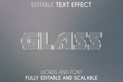 Elegant Glass Text Effect for Posters and Social Media