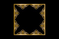 Elegant golden frame art decorative design Product Image 2