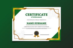 Elegant gradient golden luxury achievement certificate Product Image 2