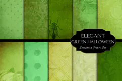 Elegant Green Vintage Halloween Product Image 1
