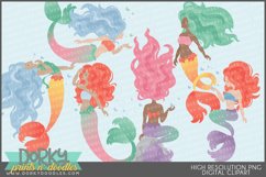 Elegant Mermaid Designs for Sublimation and Stickers Product Image 1
