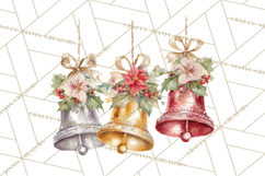 Christmas Ornaments Clipart PNG, Elegant Holiday Decor Product Image 2