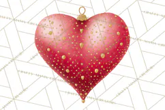 Christmas Ornaments Clipart PNG, Elegant Holiday Decor Product Image 4