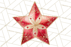 Christmas Ornaments Clipart PNG, Elegant Holiday Decor Product Image 4