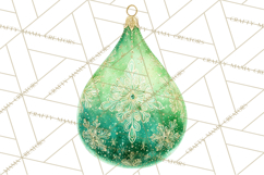 Christmas Ornaments Clipart PNG, Elegant Holiday Decor Product Image 3