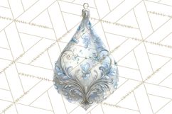 Christmas Ornaments Clipart PNG, Elegant Holiday Decor Product Image 3