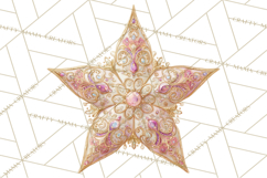 Christmas Ornaments Clipart PNG, Elegant Holiday Decor Product Image 3