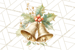 Christmas Ornaments Clipart PNG, Elegant Holiday Decor Product Image 5