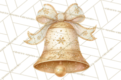Christmas Ornaments Clipart PNG, Elegant Holiday Decor Product Image 2