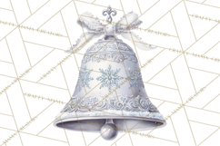 Christmas Ornaments Clipart PNG, Elegant Holiday Decor Product Image 2