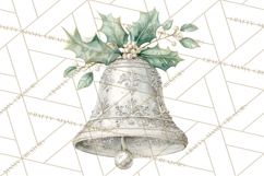 Christmas Ornaments Clipart PNG, Elegant Holiday Decor Product Image 3