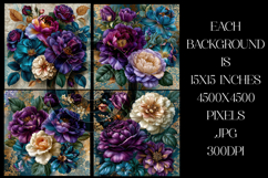Vintage Floral Background, Elegant Floral Backgrounds, s10a Product Image 2