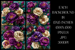 Vintage Floral Background, Elegant Floral Backgrounds, s11a Product Image 2