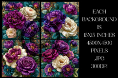 Vintage Floral Background, Elegant Floral Backgrounds, s12a Product Image 2