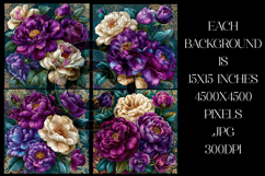 Vintage Floral Background, Elegant Floral Backgrounds, s13a Product Image 2