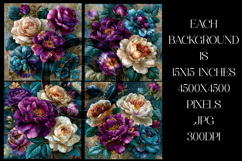 Vintage Floral Background, Elegant Floral Backgrounds, s2a Product Image 2