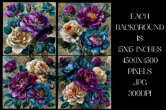 Vintage Floral Background, Elegant Floral Backgrounds, s6a Product Image 2