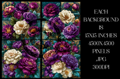 Vintage Floral Background, Elegant Floral Backgrounds, s7a Product Image 2