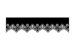 Elegant vintage motif lace template design Product Image 1