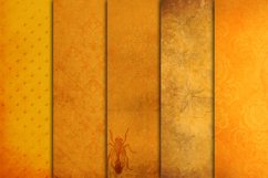 Elegant Orange Vintage Halloween Backgrounds Product Image 3