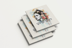 Elegant Vintage Watercolor Portrait Illustration Effect Product Image 1