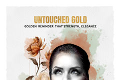 Elegant Watercolor Portrait Floral Photo Effect Product Image 4