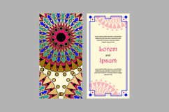 Elegant wedding invitation decorated with mandala motif Product Image 2