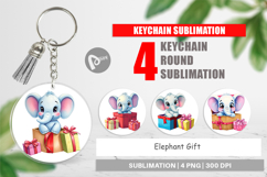 Keychain Elephant Gift Product Image 1