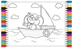 coloring animal cartoon for kids Product Image 1