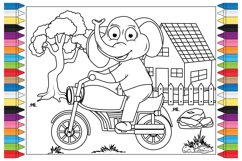 coloring animal cartoon for kids Product Image 1
