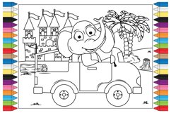 coloring animal cartoon for kids Product Image 1