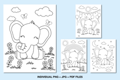 kids animal coloring page