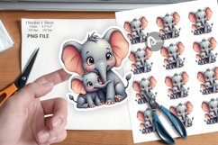 Elephant Mother&#039;s Day Sticker Product Image 1