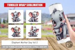 Tumbler Elephant Mother&#039;s Day Product Image 1