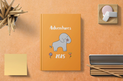 Color Hand Drawn Elephants, Jungle Animal, Sun, Flower, Tree Product Image 4