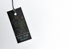 Color Hand Drawn Elephants, Jungle Animal, Sun, Flower, Tree Product Image 3