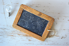 White Hand Drawn Elephants, Jungle Animal, Sun, Flower, Tree Product Image 4