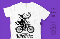 Elephant on Bike | Sarcastic Valentine Day Product Image 1
