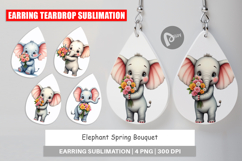 Earring Elephant Spring Bouquet Product Image 1