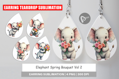 Earring Elephant Spring Bouquet Product Image 1