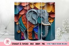 Elephant Tumbler Wrap, 20 oz tumbler wrap, Elephant png, Elephant Tumbler Wrap