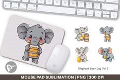 Mouse Pad Elephant Beer Day Product Image 1
