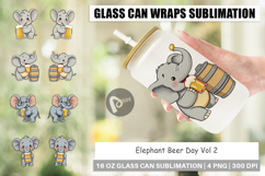 Glass Can Elephant Beer Day Product Image 1