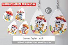 Earring Summer Elephant Product Image 1
