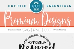 Celebrate your coworker's retirement in style with our Officially Retired SVG. Design unique shirts and tote bags as meaningful gifts. Shop today