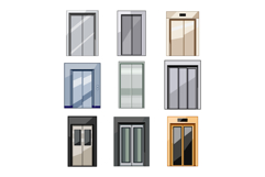 Different elevator doors set Product Image 1