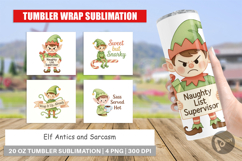 Tumbler Elf Antics Quotes Product Image 1