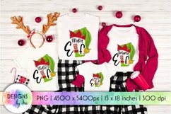 Christmas Family Pyjamas Sublimation | Christmas Elf Family Product Image 1